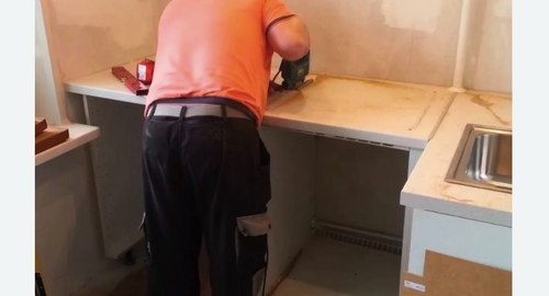 Сборка кухонного гарнитура. Чебоксары